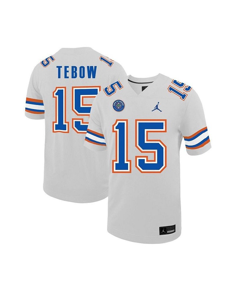 Men's Brand Tim Tebow White Florida Gators Ring of Honor Untouchable Replica Jersey $72.50 Jersey