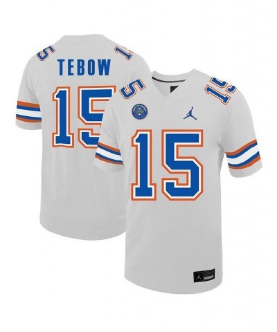 Men's Brand Tim Tebow White Florida Gators Ring of Honor Untouchable Replica Jersey $72.50 Jersey