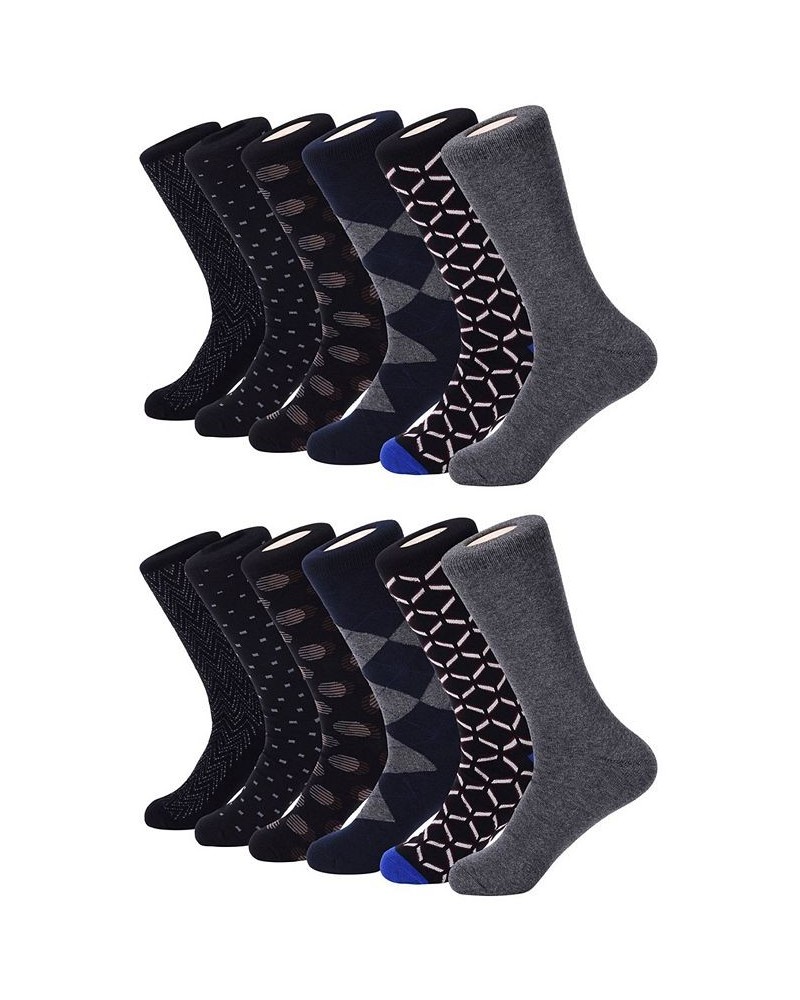 Men's Modern Collection Dress Socks Pack of 12 PD01 $30.00 Socks