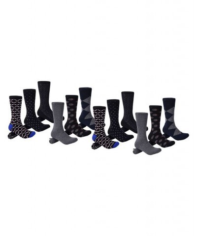 Men's Modern Collection Dress Socks Pack of 12 PD01 $30.00 Socks