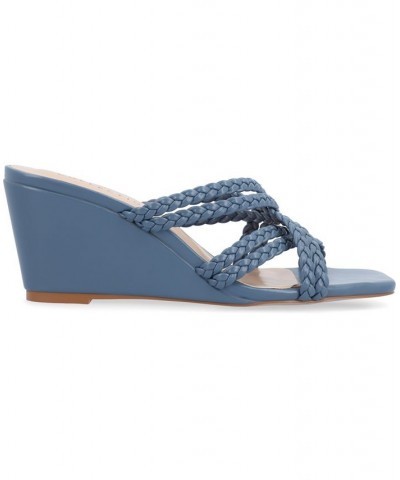 Women's Baylen Braided Wedge Sandals PD04 $48.44 Shoes