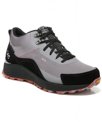 Women's Kenai Mid-Top Hiking Booties Gray $77.40 Shoes