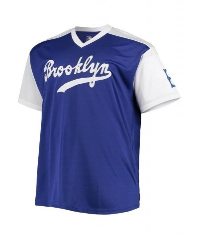 Men's Jackie Robinson Royal, White Big and Tall Los Angeles Dodgers Cooperstown Collection Replica Player Jersey $34.10 Jersey