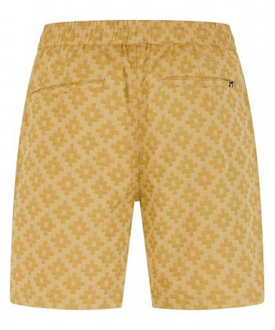 Men's Jacquard Volley 18" Hybrid Shorts Yellow $27.95 Shorts