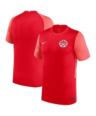 Men's Red Canada Soccer Home Replica Jersey $40.95 Jersey