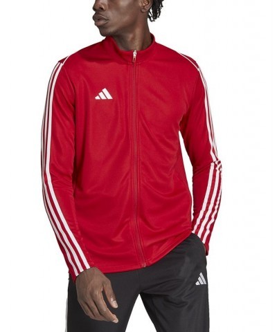 Men's Tiro 23 Slim-Fit Performance 3-Stripes Track Jacket Red $29.90 Jackets