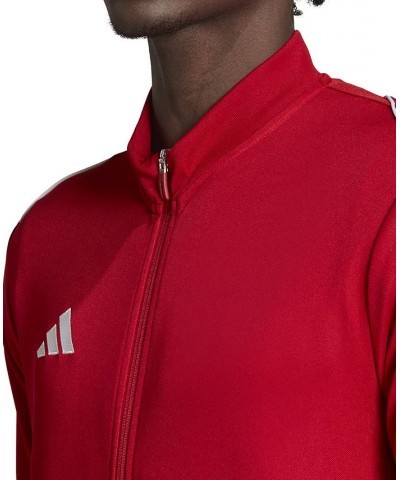 Men's Tiro 23 Slim-Fit Performance 3-Stripes Track Jacket Red $29.90 Jackets