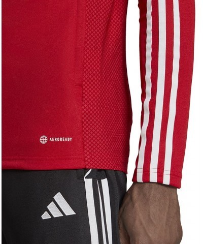 Men's Tiro 23 Slim-Fit Performance 3-Stripes Track Jacket Red $29.90 Jackets