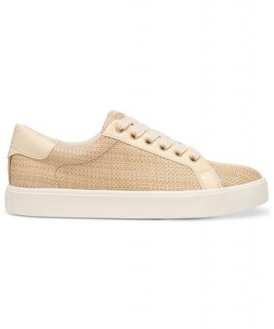 Ethyl Lace-Up Low-Top Sneakers Tan/Beige $36.80 Shoes