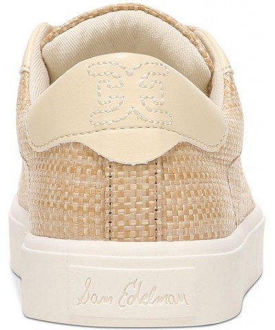 Ethyl Lace-Up Low-Top Sneakers Tan/Beige $36.80 Shoes