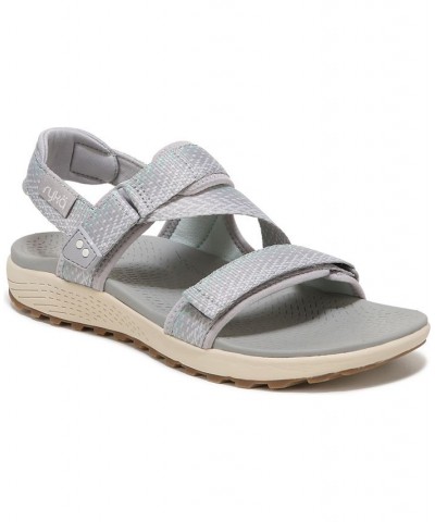 Women's Kona-Trek Ankle Strap Sandals Gray $50.00 Shoes