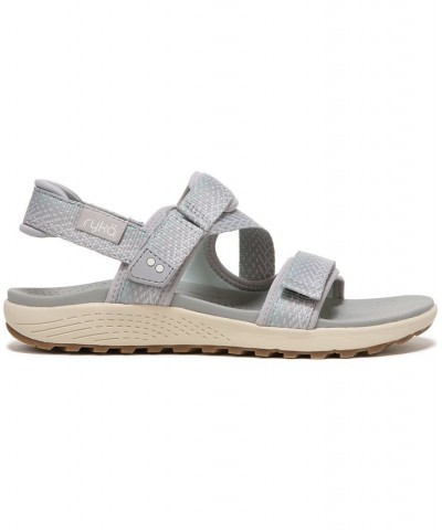 Women's Kona-Trek Ankle Strap Sandals Gray $50.00 Shoes