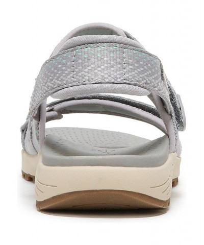 Women's Kona-Trek Ankle Strap Sandals Gray $50.00 Shoes