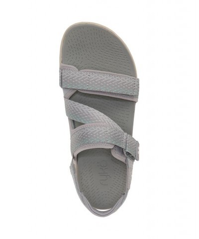 Women's Kona-Trek Ankle Strap Sandals Gray $50.00 Shoes