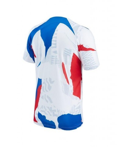 Men's White France National Team 2022/23 Pre-Match Top $42.39 Jersey