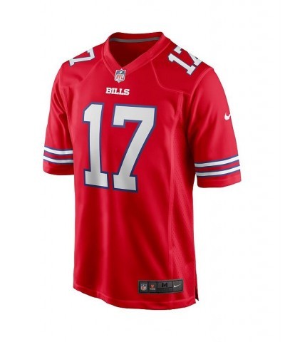 Men's Josh Allen Red Buffalo Bills Alternate Game Jersey $47.08 Jersey