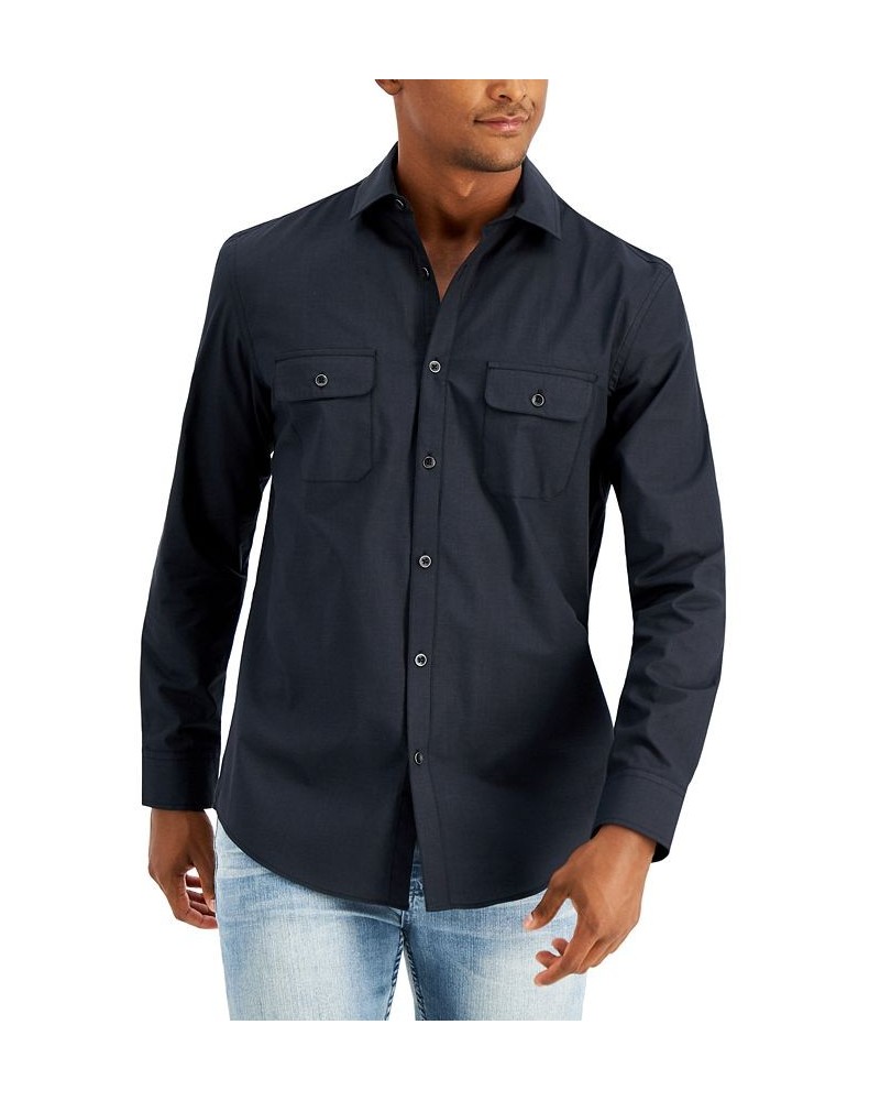 Men's Regular-Fit Solid Shirt PD01 $13.50 Shirts