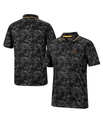 Men's Black Wyoming Cowboys Speedman Polo Shirt $27.50 Polo Shirts