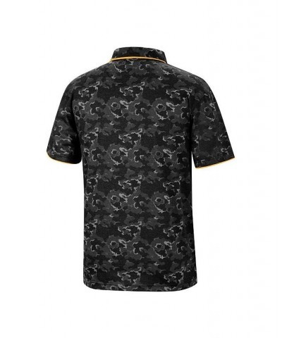 Men's Black Wyoming Cowboys Speedman Polo Shirt $27.50 Polo Shirts