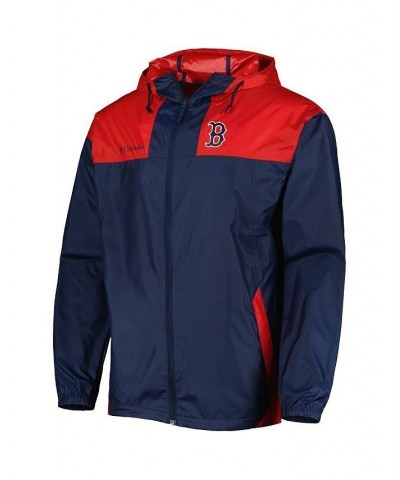 Men's Navy, Red Boston Red Sox Omni-Shade Flash Forward Challenger Full-Zip Windbreaker Jacket $39.60 Jackets