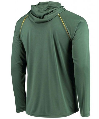 Men's Green Green Bay Packers Raglan Long Sleeve Hoodie T-shirt $26.00 T-Shirts