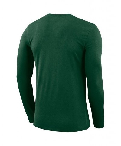 Men's Green Baylor Bears Logo Stack Legend Performance Long Sleeve T-shirt $23.65 T-Shirts