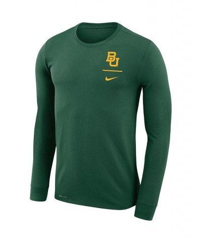 Men's Green Baylor Bears Logo Stack Legend Performance Long Sleeve T-shirt $23.65 T-Shirts