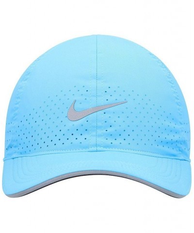 Men's Black Featherlight Adjustable Performance Hat Blue $17.59 Hats