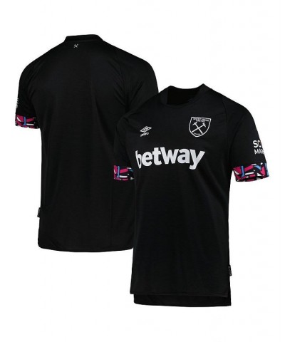 Men's Black West Ham United 2022/23 Away Replica Team Jersey $37.40 Jersey