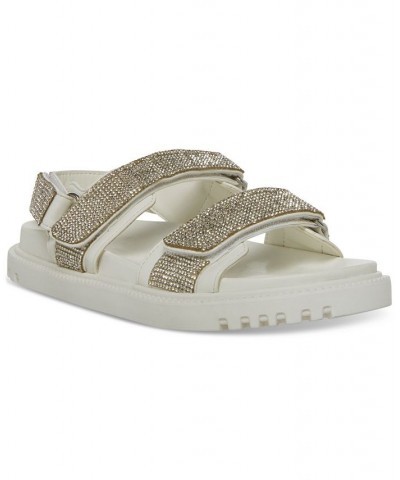 Amore Embellished Strappy Footbed Sandals PD04 $27.14 Shoes