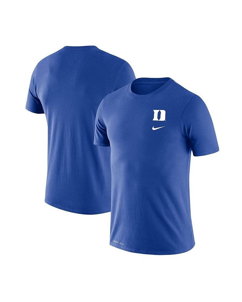 Men's Royal Duke Blue Devils Logo Stack Legend Performance T-shirt $16.80 T-Shirts