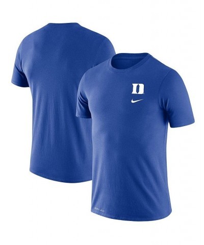 Men's Royal Duke Blue Devils Logo Stack Legend Performance T-shirt $16.80 T-Shirts