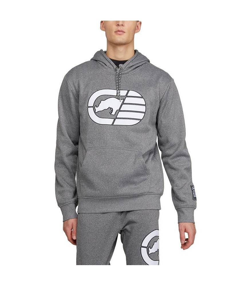 Men's Big and Tall Headfirst Hoodie Gray $29.58 Sweatshirt