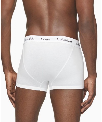 Men's 3-Pack Cotton Stretch Low-Rise Trunks White $15.40 Underwear