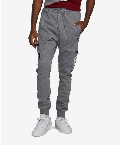 Men's Simple Story Cargo Fleece Joggers Gray 1 $34.00 Pants