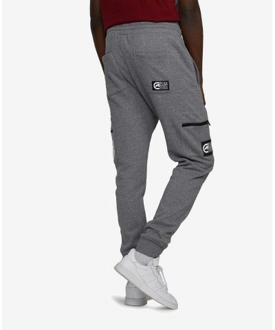 Men's Simple Story Cargo Fleece Joggers Gray 1 $34.00 Pants