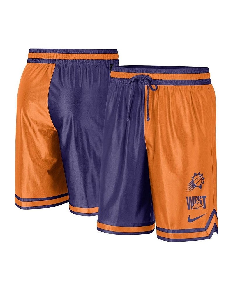 Men's Orange, Purple Phoenix Suns Courtside Versus Force Split DNA Performance Shorts $29.24 Shorts