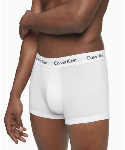 Men's 3-Pack Cotton Stretch Low-Rise Trunks White $15.40 Underwear