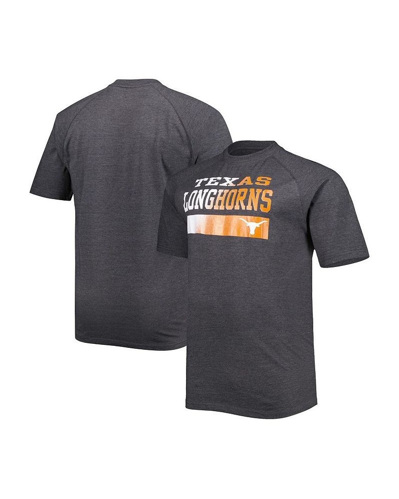 Men's Charcoal Texas Longhorns Big and Tall Raglan T-shirt $20.70 T-Shirts