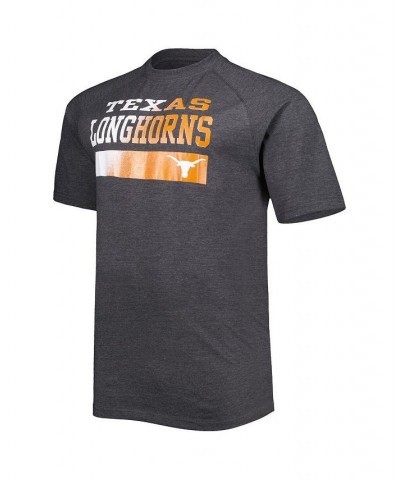 Men's Charcoal Texas Longhorns Big and Tall Raglan T-shirt $20.70 T-Shirts