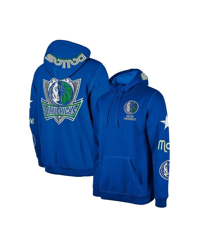 Men's Blue Dallas Mavericks 2022/23 City Edition Elite Pack Pullover Hoodie $43.26 Sweatshirt