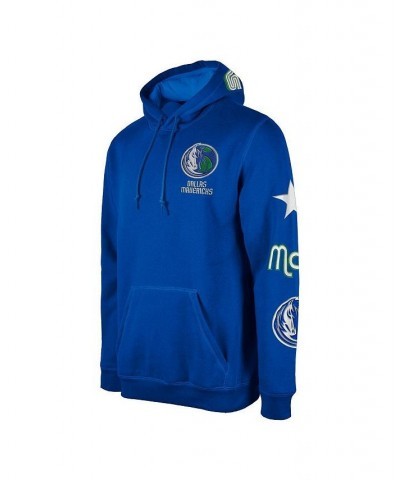 Men's Blue Dallas Mavericks 2022/23 City Edition Elite Pack Pullover Hoodie $43.26 Sweatshirt