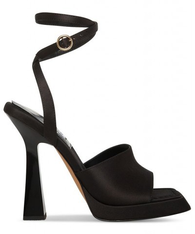 Women's Kendall Two-Piece Platform Dress Sandals Black $32.33 Shoes