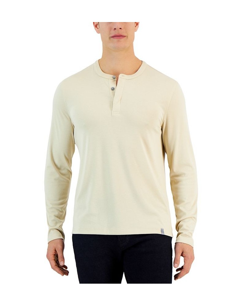 Men's Alfatech Solid Henley PD02 $15.39 T-Shirts