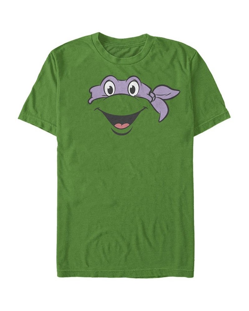 Nickelodeon Teenage Mutant Ninja Turtles Donatello Big Face Short Sleeve T-Shirt Green $17.50 T-Shirts