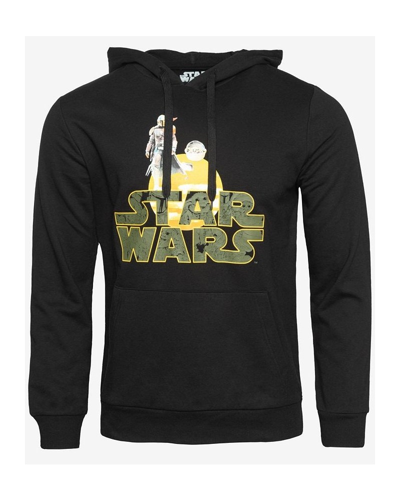 Men's Star Wars Long Sleeves Hoodie Black $17.50 Sweatshirt