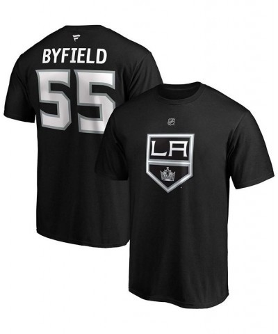 Men's Quinton Byfield Black Los Angeles Kings Authentic Stack Name and Number T-shirt $15.64 T-Shirts