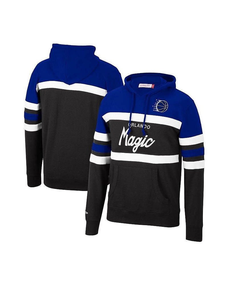 Men's Royal, Black Orlando Magic Head Coach Pullover Hoodie $49.67 Sweatshirt