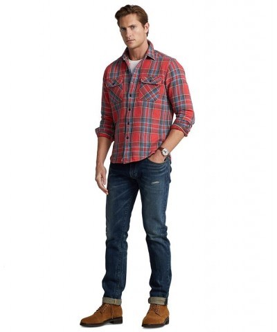 Men's Classic-Fit Plaid Brushed Twill Shirt Multi $30.30 Shirts