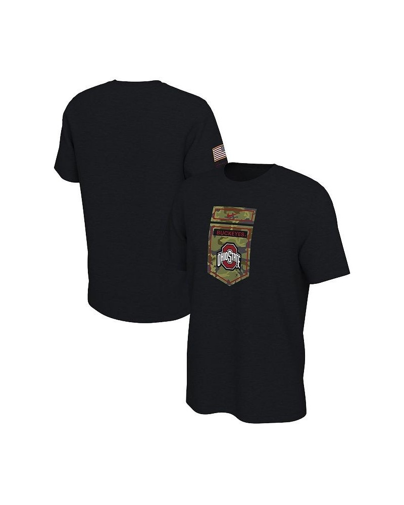 Men's Black Ohio State Buckeyes Veterans Camo T-shirt $20.00 T-Shirts